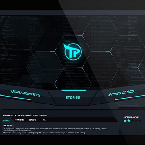 TommyPowerz.com Interface Design