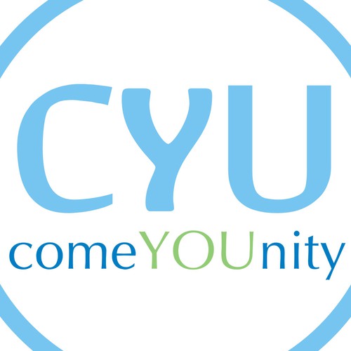Produce an emblematic logo for the next big social networking medium: comeYOUnity.com