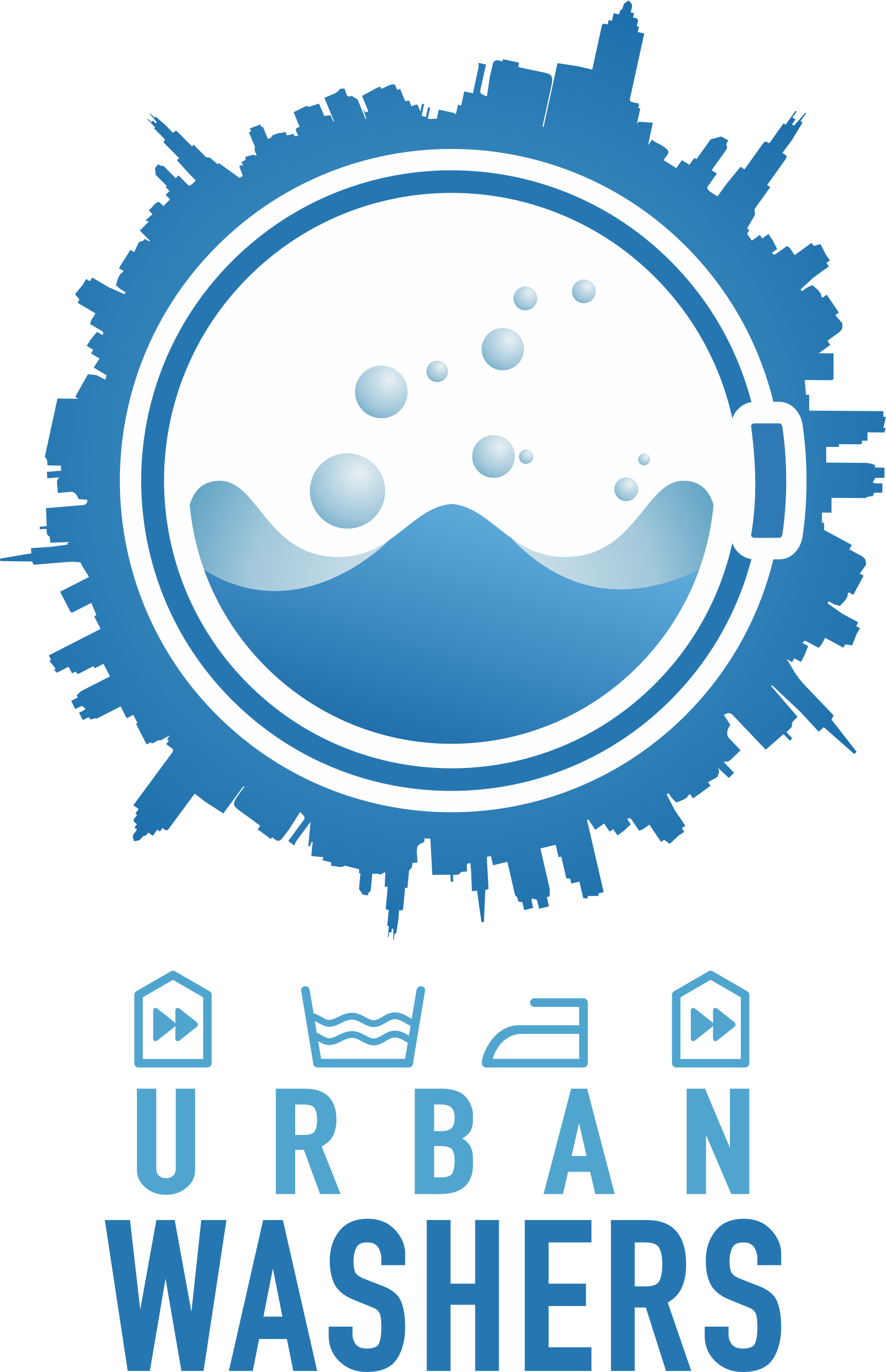 Fresh and cool Logo for "UrbanWashers"
