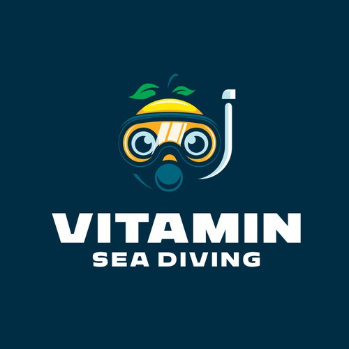 A logo for a fun scuba shop