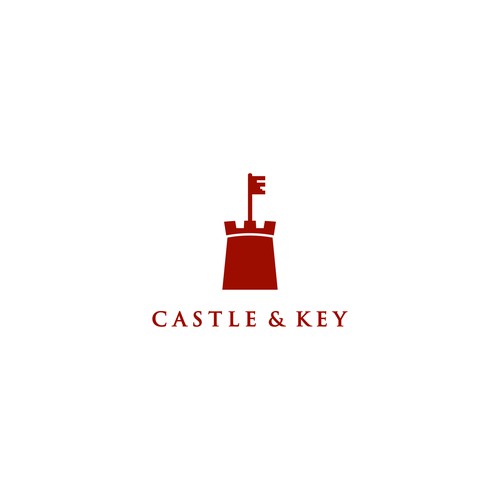bold logo for castle & keys 