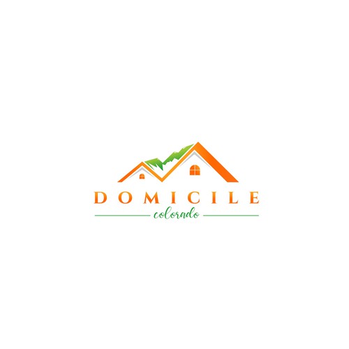 Creative, sophisticated logo for a company that sells homes in Colorado