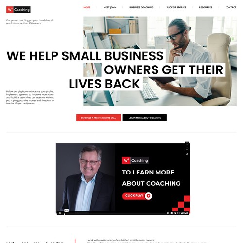 Homepage Design