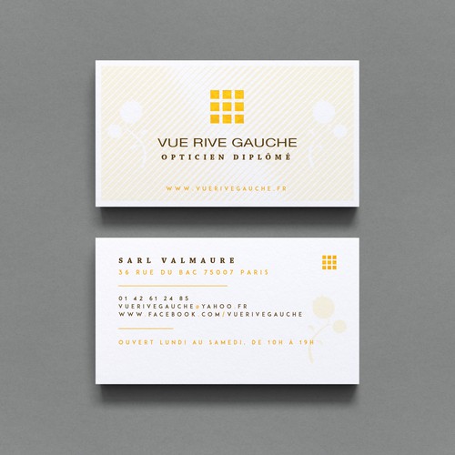 Business Card: Optician