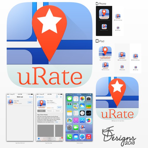 iOS Icon App for uRate