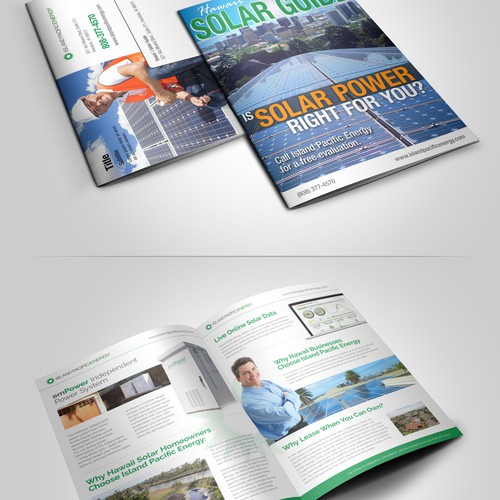 Advertorial Booklet Concept for Direct Mail - Island Pacific Energy