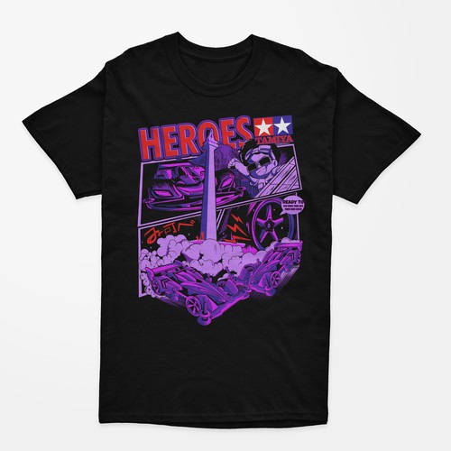 TSHIRT DESIGN HEROES TAMIYA