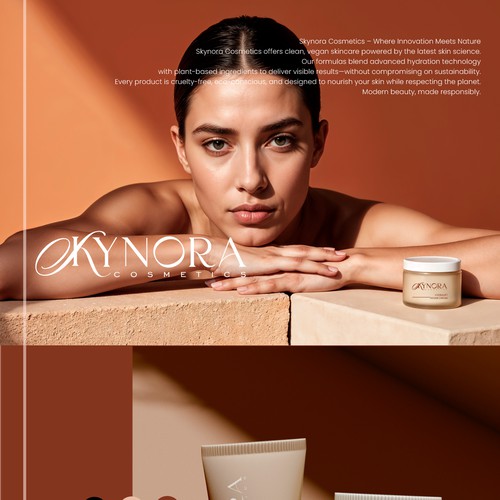 Logo design for a cosmetic brand