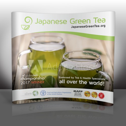 Trade Show Booth Display for Japanese Green Tea