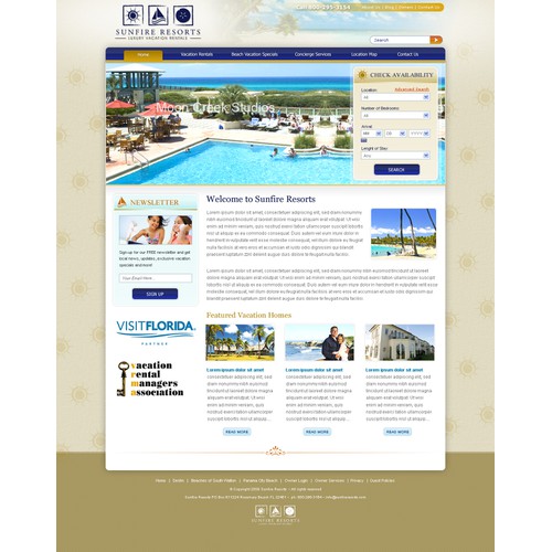 Website for Vacation Rental Company