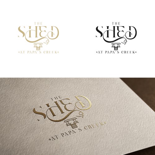 Custom Logo Elegant New Wedding/event Venue