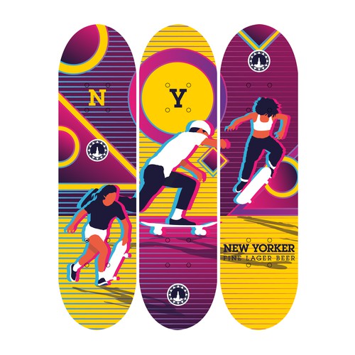 Skateboard deck design