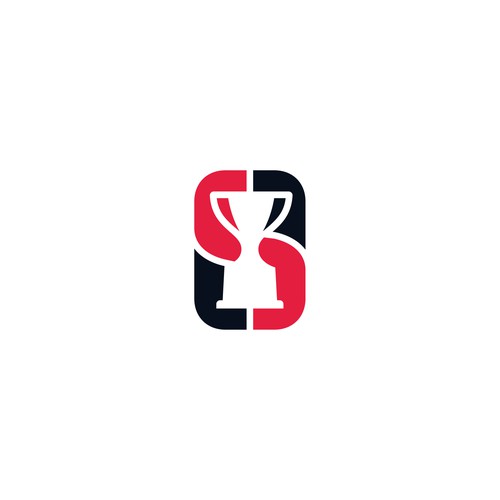 A combination of the letters O and S, seamlessly integrated into a trophy