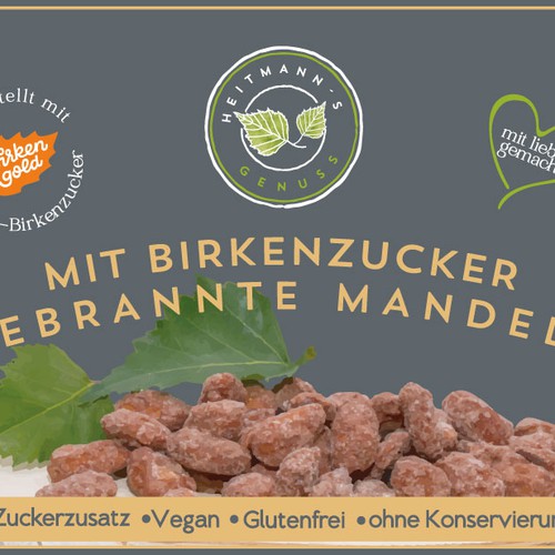 almond label