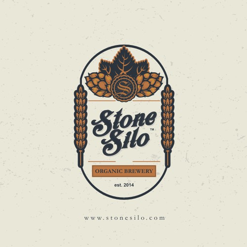 Create an epic label for a new organic craft beer...Stone Silo