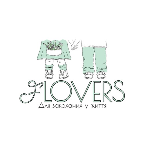 Logo for a flowershop