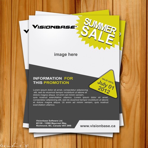 Help Visionbase with a new flyer