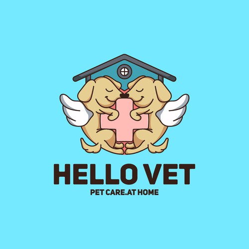 Pet Care Logo Illustration