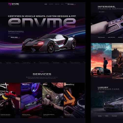 Interactive Framer Website