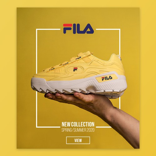 Online Banner Design for Fila