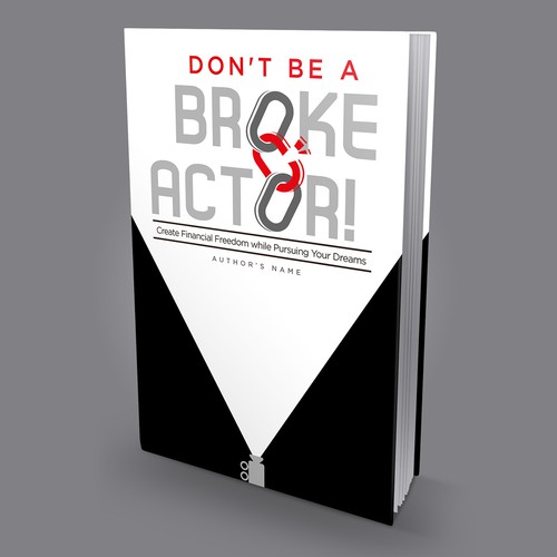 Make a Book Cover to end the notion that actors have to choose between money and their dreams