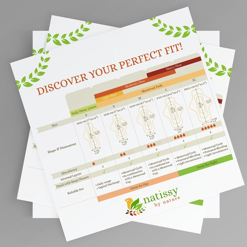 Natissy Digital Design - Size Chart