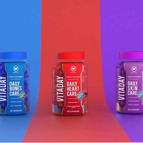 Supplement label design