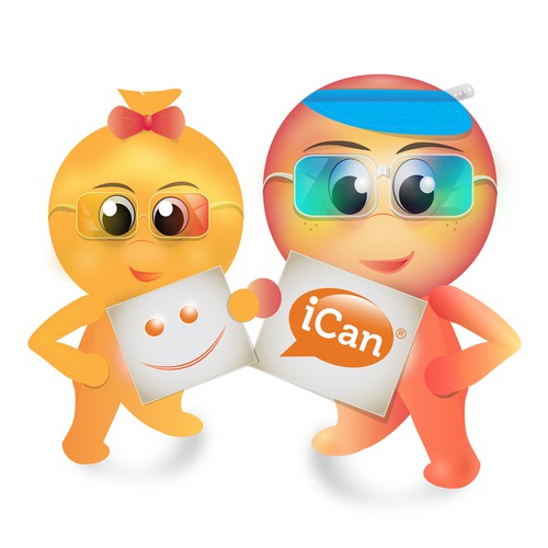 Create a friendly Mascot for the iCan Benefit Group