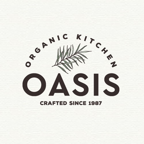 Logo for organic food produce and store