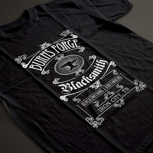 Vintage design for blacksmith