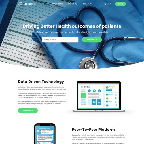 DxNexus Web Design