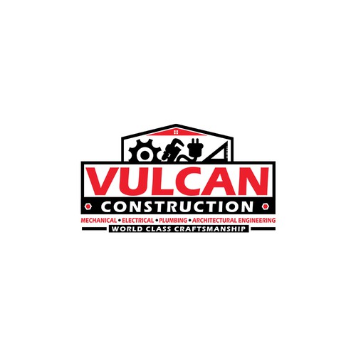 Logo concept for construction company