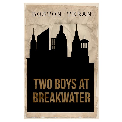 Two boys at Breakwater