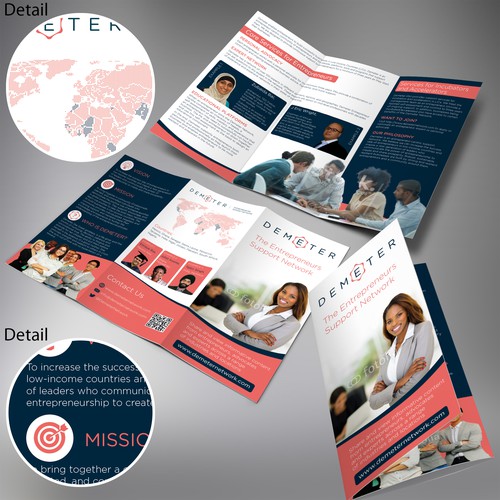 Marketing Brochure for Start-Up supporting entrepreneurs; follow-up work for winner