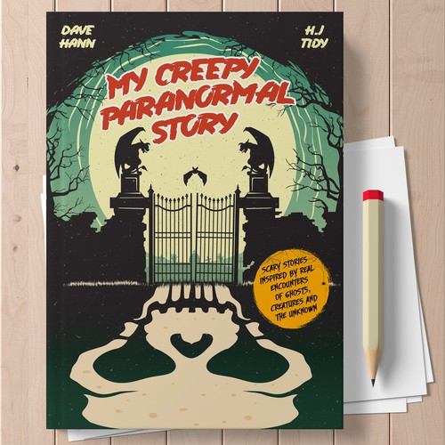Retro style horror eBook cover.