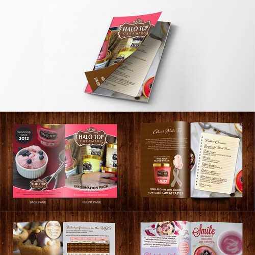 Brochure for Halo Top Creamery