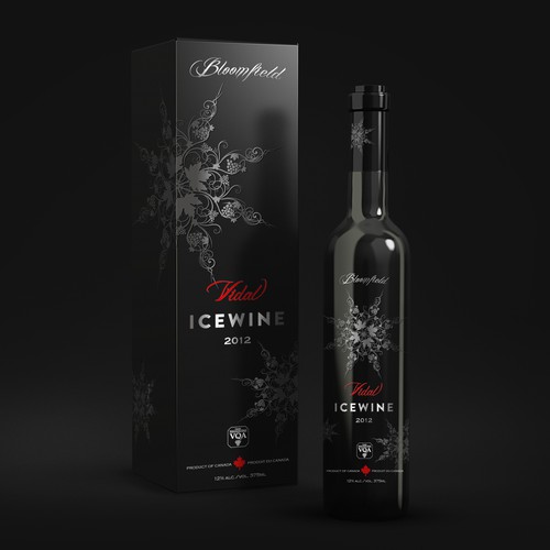 Create a LUXURY Icewine Design Contest for Bloomfield.