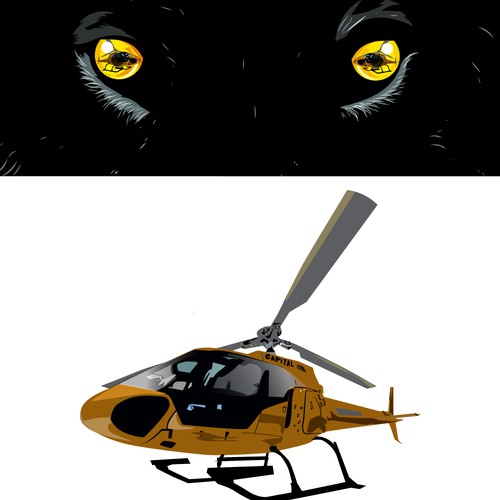 Wolf illustration 