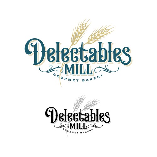 Delectables Mill Bakery Logo