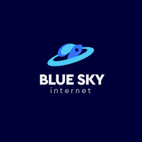 Blue Sky Logo Design Concept