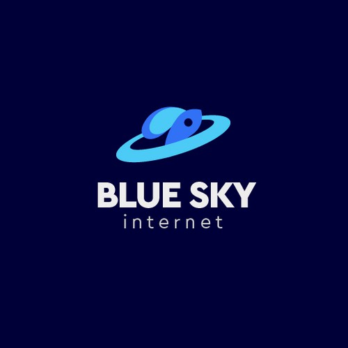 Blue Sky Logo Design Concept