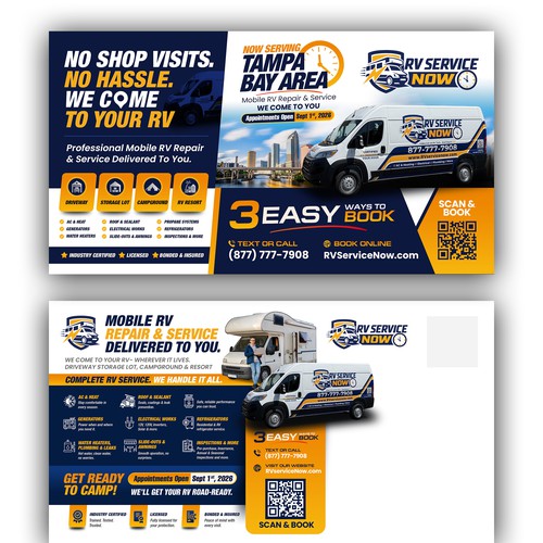 RV service postcard