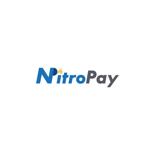 nitro pay logo design