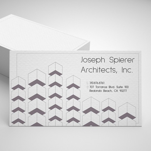 Business card design for Architecture studio v.2