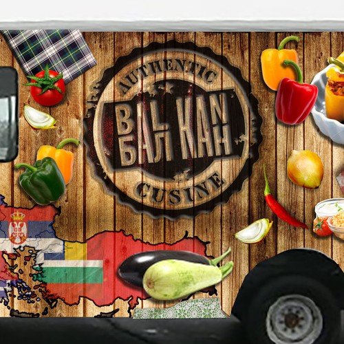 Balkan Food Truck Wrap