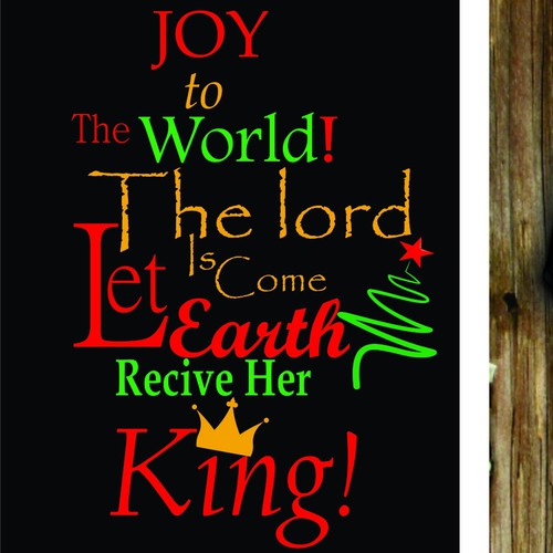 Create a "Joy to the World" Youth Sunday shirt!