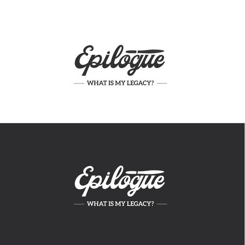 Logo design for leaving a legacy.