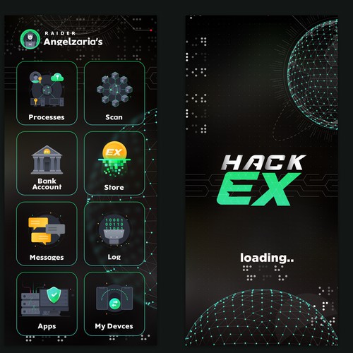 Redesign of Hackex game