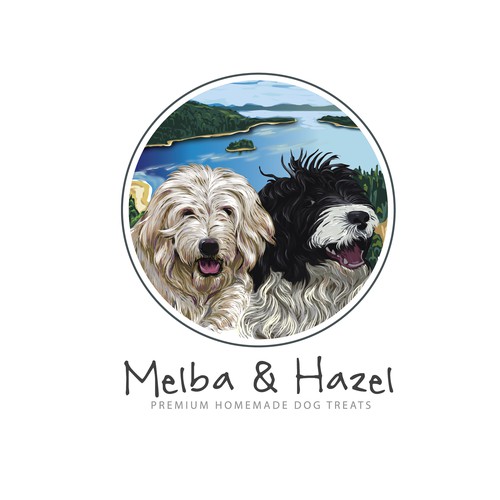 c logo concept for Melba & Hazel
