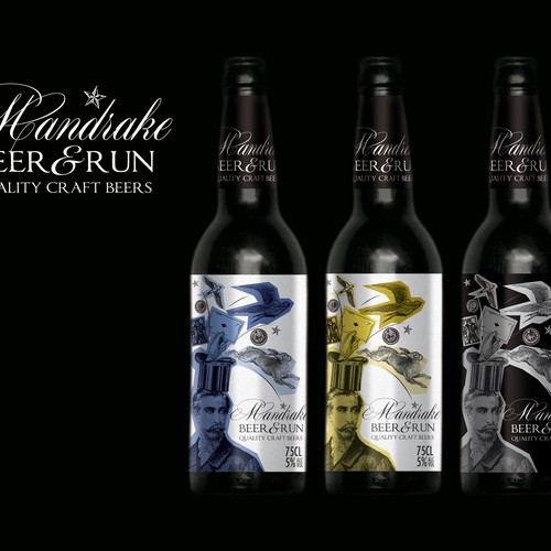 Create A Label/ Logo For Craft Beer Called 'Mandrake Beer & Run'